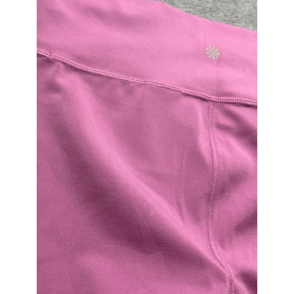 Athleta Girl XXL/16 Pink Transcend Crossover Flare Pants Athleisure Casual